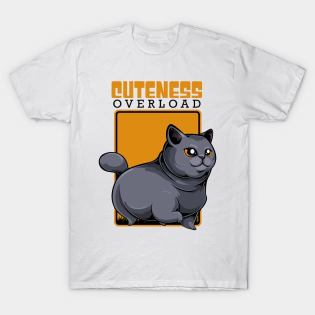 British Shorthair Cat T-Shirt by Lumio Gifts
